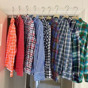 CrewCuts Kids (Boys) Long Sleeve Button Down Dress Shirts